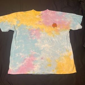 Colorful tie-dye shirt